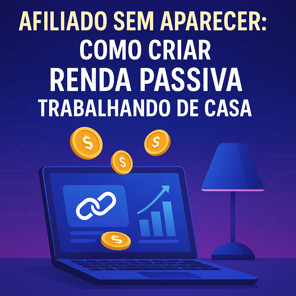 Afiliado Sem Aparecer: Como Criar Renda Passiva Trabalhando de Casa